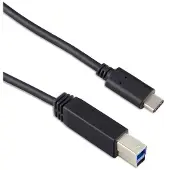 Targus ACC924EUX USB-kabel 1 m USB 3.2 Gen 2 (3.1 Gen 2) USB C USB B Zwart