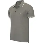 Cappuccino Italia Polo SS Polo Zip Polo Torino Grijs
