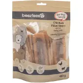 Beeztees Hondensnack Kipfilet Strips met Lam 400 gram
