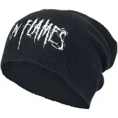In Flames Beanie - Logo - zwart - Maat Standard