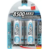 Ansmann Oplaadbare D / HR20 Ni-MH Batterijen (2 stuks, 8500 mAh)