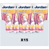 Jordan 15x Tandpasta Junior 6-12 jaar 50 ml