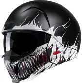 HJC I20 Scraw Zwart Wit Mc5Sf Open Face Helmet Maat XS