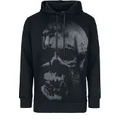 Killstar - Gothic Trui met capuchon - Hypnoskull Hoodie - XS tot 4XL - zwart | Maat XS