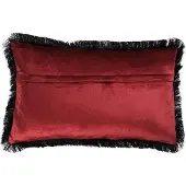 Mars & More Lynn kussen rood 30x50cm
