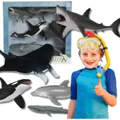 Collecta Set kinderfiguren, zeedieren 3+