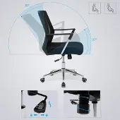 Famanu Office chair ergonomic, office chair folding armrest