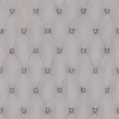 Rasch Chesterfield Behang Beige Taupe Grijs – 3D Lederlook Effect