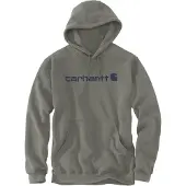 Carhartt - Signature Logo Sweatshirt - Hoodie L, grijs