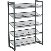 Songmics LMR005GB Schoenenrek, Donkergrijs, 74 x 30.7 x 104 cm