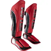 Top ten scheenbeschermers Guard dragon rood/zwart maat L