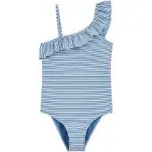 We fashion Badpak blauw / wit