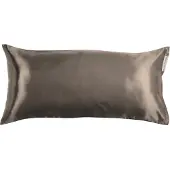 Beauty Pillow - Satijnen Kussensloop - 80x40 cm - Duitse afmeting - Taupe