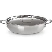 Le Creuset RVS Provençaalse Sauteerpan Ø 30cm 4,8l
