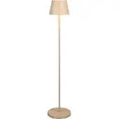 Konstsmide Oplaadbare vloerlamp | 124 cm | 2200-2700K | Dimbaar | Afstandsbediening | IP54 | Zandkleur