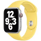 Apple Watch 42/44 mm Siliconen Horlogeband Sport Gember