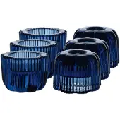 Villeroy & Boch Kaarshouder Fleur Bleu Ø6,3cm (6 delig)