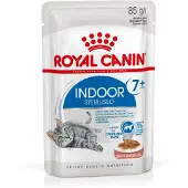 Royal Canin 48x Indoor 7+ Gravy Kattenvoer Nat 85 gr