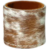 Mars & More servetring koehuid bruin 5cm