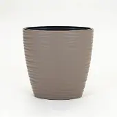 Vita bloempot Sahara Dunes elipse 60 taupe