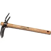Krumpholz Tuinschoffel met een gelakte essen steel, gesmede dubbelzijdige "edge" (40cm)