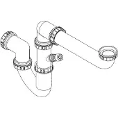 GROHE - Spoelbak sifon, kunststof 42616000