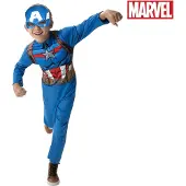 Marvel Captain America Kostuum voor Kinderen (, maat Large)