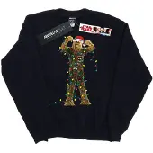 Star Wars Jongens Chewbacca Kerstverlichting Sweatshirt (Marineblauw)