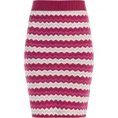 Faina Rok crème / lichtbeige / fuchsia / donkerroze