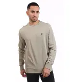 Lyle & Scott Men's Lyle And Scott Natural Dye Crewneck Sweatshirt in Beige