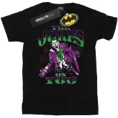 DC Comics Heren Joker De Grap is Op Jou T-Shirt (Zwart)