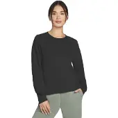 SKECHERS SKECHLUXE ELEVATE CREWNECK Dames Trui - Zwart