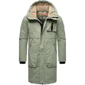 STONE HARBOUR Winterjas 'Cyriaan XX' pastelgroen