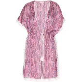 IZIA Kimono Dames Roze Veelkleurig