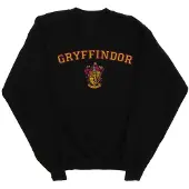 Harry Potter Meisjes Gryffindor Crest Sweatshirt (Zwart)