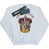 Harry Potter Meisjes Gryffindor Katoenen Sweatshirt (Wit)