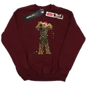 Star Wars Dames/Dames Chewbacca Kerstverlichting Sweatshirt (Bourgondië)