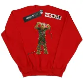 Star Wars Heren Chewbacca Kerstverlichting Sweatshirt (Rood)