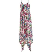 IZIA Zomerjurk blauw / groen / pink / wit