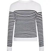 Usha Gebreid vest zwart / wit