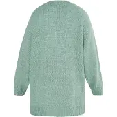 Usha Gebreid vest mintgroen