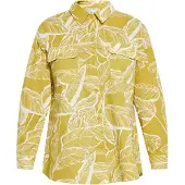 Usha Blouse mosterd / wit