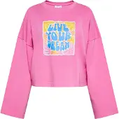 IZIA Sweatshirt blauw / geel / pink