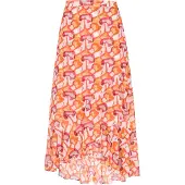 Faina Rok gemengde kleuren / oranje