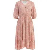 Usha Jurk crème / lichtoranje / rosa