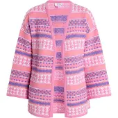 IZIA Gebreid vest lila / pink / rosé