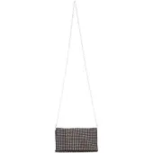 Faina Clutch zwart / zilver