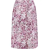 Faina Rok met luipaardprint Dames Lila veelkleurig