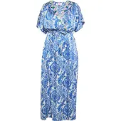 IZIA Jurk lichtgroen / lichtlila / gemengde kleuren / wit