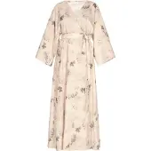 Usha Jurk beige / donkergrijs